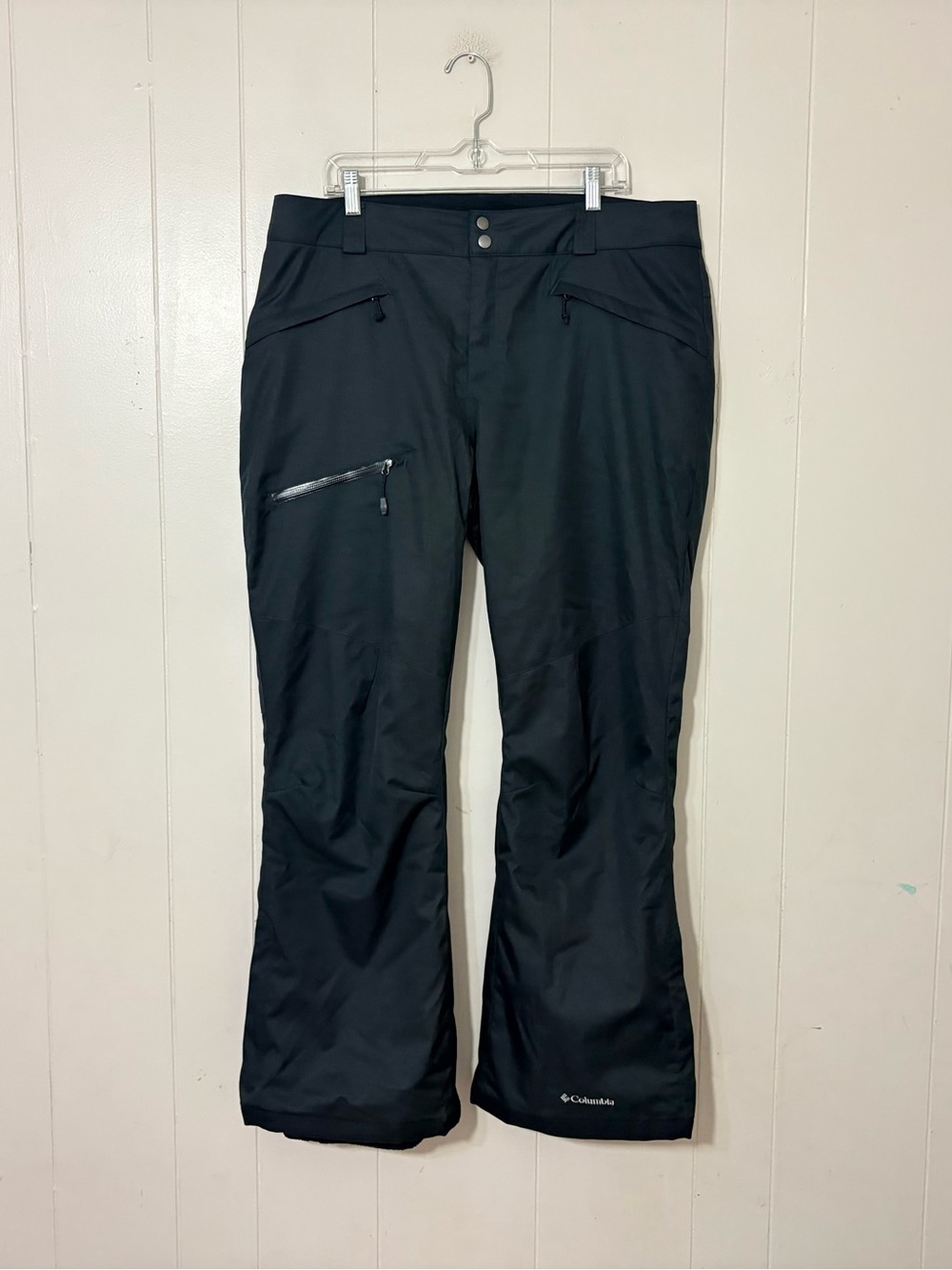 Columbia Wildside Omni-Heat Insulated Ski Snow Pants Black XL WK0917